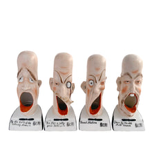 Load image into Gallery viewer, Vintage Barber Shop Singer Smoker Porcelain Novelty Ashtray, Schafer &amp; Vater, Germany
