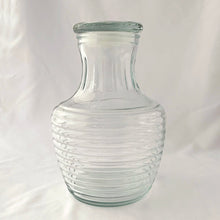 Load image into Gallery viewer, Vintage Glass Beehive Lidded Pitcher Anchor Hocking USA Jug Water Beverage Lemonade Beer Horizontal Ribbed Ribs Pour Retro Storage Mid Century Tableware Glassware Serve Serving Pouring Drink Flea Market Style Housewares Hamilton Freelton Antique Mall Toronto Canada Shop Store Community Seller Reseller Vendor
