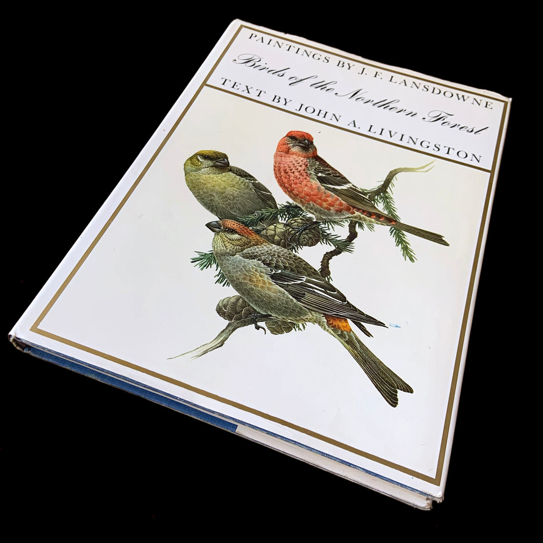 Vintage hardcover book Birds of the Northern Forest, paintings by J.F. Lansdowne and text by John A. Livingston. A wonderful collection of Fenwick Lansdowne's highly acclaimed ornithological artwork. Published by McClennan & Stewart, Canada (printed in Italy), 1967 edition.
