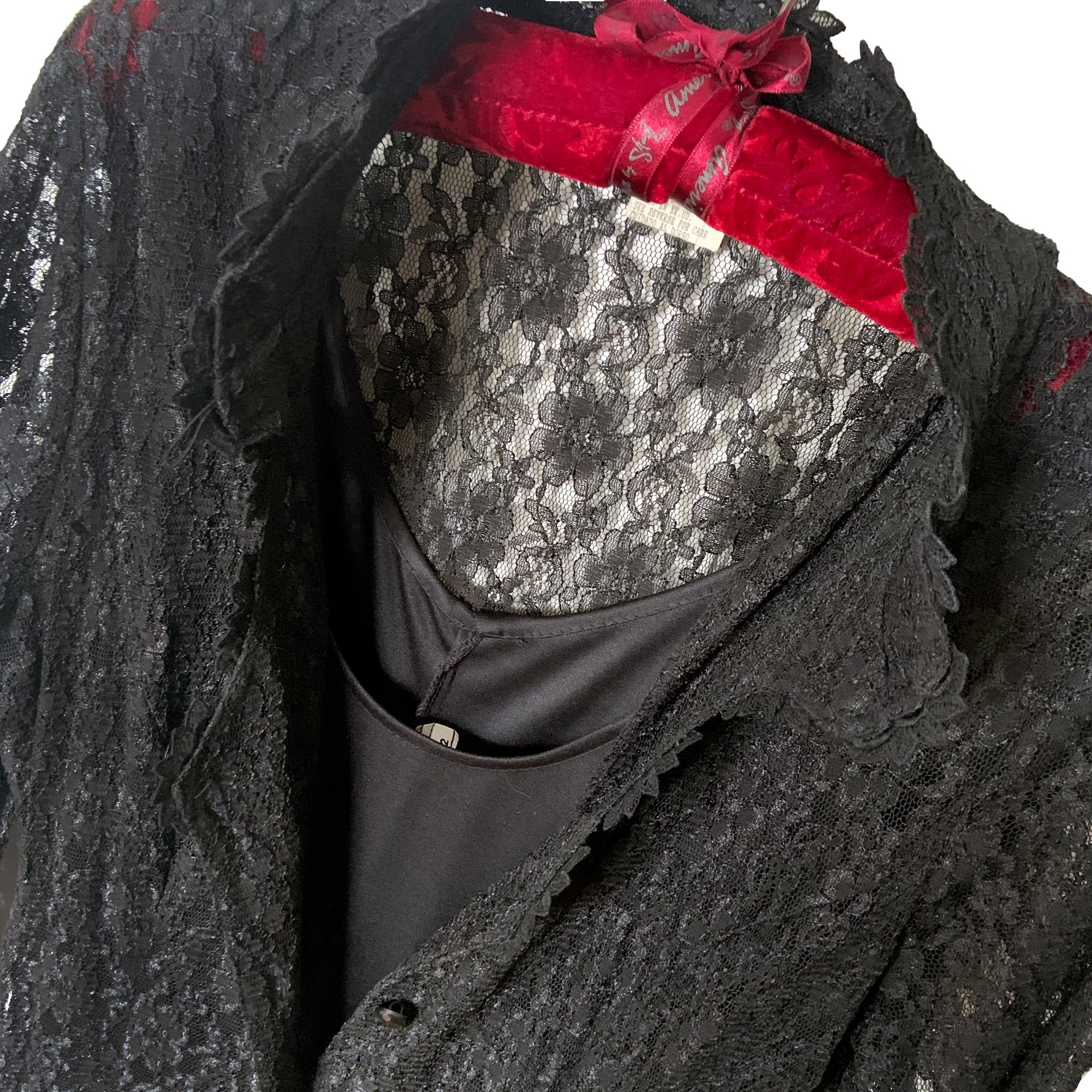 Vintage Black Floral Lace Kaftan Slip Dress Size 11, Dawn Joy Fashions –  Jack's Daughter of All Trades