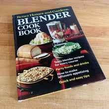 Load image into Gallery viewer, Better Homes and Gardens is known for its fabulous cookbooks. This hardcover cookbook focuses on Blender inspired recipes. Its 96 pages are filled with amazing  recipes along with many colour photographs. Originally published by Meredith Corporation, USA, 1971. This is the sixteenth edition 1980.   In great vintage condition with normal age-related yellowing.   
