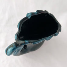 Load image into Gallery viewer, Vintage blue drip glaze redware pottery figural swan vase. Produced by Blue Mountain Pottery, Canada, circa 1970.  In excellent condition, free from chips/cracks/repairs.  Measures 5 x 2 x 5 3/4
