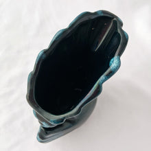 Load image into Gallery viewer, Vintage blue drip glaze redware pottery figural swan vase. Produced by Blue Mountain Pottery, Canada, circa 1970.  In excellent condition, free from chips/cracks/repairs.  Measures 5 x 2 x 5 3/4
