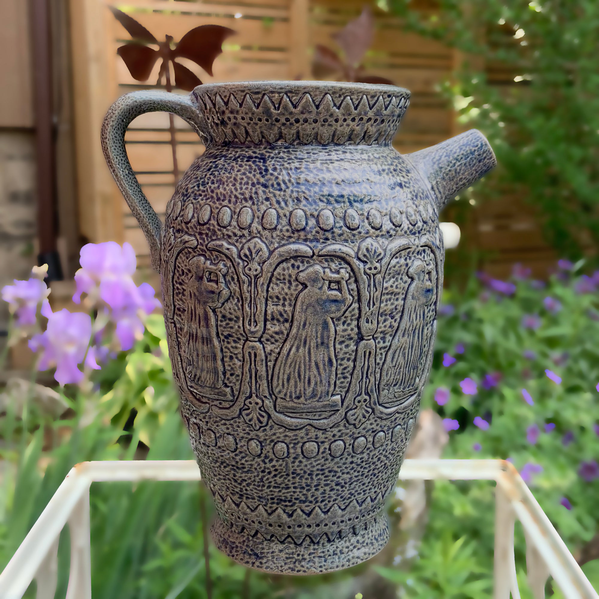 1960s Vintage Folk Art Pottery ウベダ IDEE 1960s Vintage Folk Art Pottery ウベダ IDEE 1960s Vintage