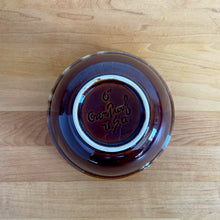 Load image into Gallery viewer, Jacks Daughter of All Trades Vintage Antique Mid-Century Modern Retro Store Shop Reseller Etsy Shopify Toronto Canada Free Porch Pick Up Local Delivery Worldwide Shipping Judy Weinberg Unique Housewarming Sustainable Home Decor Collectible Collector Gift Farmhouse Cottagecore Cottage Grannycore Shabby Chic 6 Inch brown drip glaze oven-proof mixing bowls rolled edge Hull Pottery 1960s
