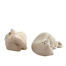 Load image into Gallery viewer, Jacks Daughter of All Trades Vintage Store Shop Etsy Shopify Toronto Canada Free Porch Pick Up Local Delivery Worldwide Shipping Judy Weinberg Unique Hostess Sustainable Gift Home Decor Collector Day Farmhouse Cottage Core Shabby Chic Kitchen Collectible Décor Tableware Cat Nap Ceramic Salt Pepper Shakers Fitz and Floyd Animals
