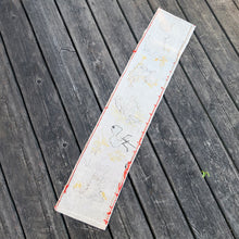 Load image into Gallery viewer, Jacks Daughter of All Trades Vintage Antique Mid-Century Kitsch Store Shop Reseller Etsy Shopify Toronto Canada Free Porch Pick Up Local Delivery Worldwide Shipping Judy Weinberg Unique Baby Shower Gift Nursery Decor Collectible Collector Gift Farmhouse Cottagecore Cottage Lodge Shabby Chic whimsical child growth chart colourful appliqued animal characters embroidery natural 
