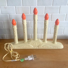 Load image into Gallery viewer, Jacks Daughter of All Trades Vintage Antique Mid-Century Kitsch Store Shop Reseller Etsy Shopify Toronto Canada Free Porch Pick Up Local Delivery Worldwide Shipping Judy Weinberg Unique Housewarming Gift Sustainable Gift Wedding Gift Home Decor Collectible Collector Gift Farmhouse Cottagecore Cottage Lodge Shabby Chic Industrial Hollywood Regency Art Deco Christmas indoor 5 light electric Candolier NOMA Taiwan 1950s 1960s

