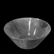 Load image into Gallery viewer, Jacks Daughter of All Trades Vintage Antique Mid-Century Kitsch Store Shop Reseller Etsy Shopify Toronto Canada Free Porch Pick Up Local Delivery Worldwide Shipping Judy Weinberg Unique Housewarming Gift Sustainable Gift Wedding Gift Home Decor Collectible Collector Gift Farmhouse Cottagecore Cottage Lodge Shabby Chic Retro clear Soreno pressed glass punch bowl 12 cups Anchor Hocking 1960s 1970s entertaining batch cocktails beverage party bridal shower brunch
