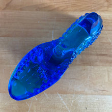 Load image into Gallery viewer, Vintage &quot;Hobnail&quot; Cat Pressed Glass Shoe, Fenton Art Glass, USA
