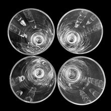 Load image into Gallery viewer, Set of four fabulous vintage Colonnade crystal champagne flutes. Crafted by Sasaki, Japan, 1995 - 2005. Add these showstopping modernist style glasses to your barware collection!

In excellent condition, no chips.

Measures 3 x 8 5/8 inches

Capacity 8 ounces
