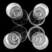 Load image into Gallery viewer, Jacks Daughter of All Trades Vintage Antique Retro Mid-Century Modern Mid Mod Store Shop Reseller Etsy Shopify Toronto Canada Free Porch Pick Up Local Delivery Worldwide Shipping Judy Weinberg Unique Housewarming Hostess Sustainable Gift Home Decor Collectible Collector Him Her Glassware Bar Barware Cart Happy Hour Party Christmas New Years Eve Toast 1990s Luxury High End Y2K Glassware Sasaki Colonnade Modernist Champagne Flutes
