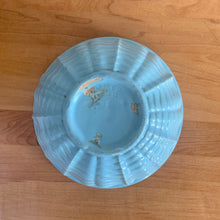 Load image into Gallery viewer, Vintage set of five ceramic nested mixing bowls with an exterior pattern of horizontal waves. Crafted by Robinson Ransbottom Pottery Co., USA, 1960s. A beautiful set to add to your kitchen&#39;s art pottery collection!

Measurements and Condition

No chips/cracks/repairs, wear commensurate with age, manufacturer&#39;s glaze pops and maker&#39;s marks.

Blue, 7 1/4 x 3 3/4 inches.

