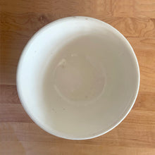 Load image into Gallery viewer, Vintage set of five ceramic nested mixing bowls with an exterior pattern of horizontal waves. Crafted by Robinson Ransbottom Pottery Co., USA, 1960s. A beautiful set to add to your kitchen&#39;s art pottery collection!

Measurements and Condition

No chips/cracks/repairs, wear commensurate with age, manufacturer&#39;s glaze pops and maker&#39;s marks.

White, 8 1/4 x 4 1/2 inches.
