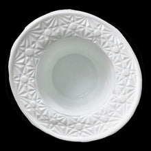 Load image into Gallery viewer, This vintage milk glass top hat captures mid-century charm with its signature Daisy and Button embossed design. Crafted by Indiana Glass, USA, 1960s. Serve candies and nuts in style, or reimagine it as a holder for brushes, a bud vase, or desktop organizer—its versatility makes it an indispensable addition to any curated space. A timeless piece that proves vintage treasures deserve a place in today's home.

In excellent condition, no chips.

Measures 4 1/2 x 3 1/4 inches
