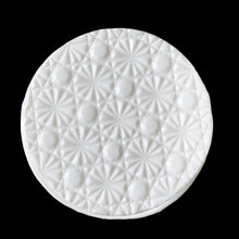 Load image into Gallery viewer, Jacks Daughter of All Trades Vintage Antique Mid-Century Kitsch Store Shop Reseller Etsy Shopify Toronto Canada Free Porch Pick Up Local Delivery Worldwide Shipping Judy Weinberg Unique Housewarming Gift Sustainable Gift Wedding Gift Home Decor Collectible Collector Gift Farmhouse Cottagecore Cottage Lodge Shabby Chic Industrial Retro Flea Market Style Daisy and Button milk glass top hat dish vase mid-century charm Indiana Glass 1960s candies nuts tableware flowers office accessory
