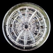 Load image into Gallery viewer, Add an elegant touch to your home with this exquisite &quot;Fairfax&quot; candle holder from Fifth Avenue Crystal. Crafted from 24% lead crystal, this two-piece fairy lamp is sure to bring classic, vintage style to your decor. Make your home sparkle with Czechoslovakian elegance!  In excellent condition, free from chips.  Measures approximately 9 1/4 inches tall
