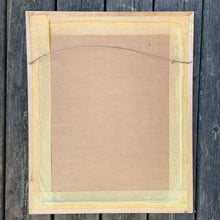Load image into Gallery viewer, Jacks Daughter of All Trades Vintage Antique Mid-Century Store Shop Reseller Etsy Shopify Toronto Canada Free Porch Pick Up Local Delivery Worldwide Shipping Judy Weinberg Unique Housewarming Hostess Sustainable Gift Home Decor Collectible Collector Gift Farmhouse Cottage Core Shabby Chic Red Pink White Zinnia Flowers Still Life Original Oil Painting Framed Signed Artist B Albert
