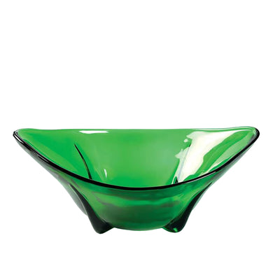 Vintage forest green Swedish Modern oval bowl. Crafted by Anchor Hocking, USA, 1950s - 1970s. Modernist tableware is always in style.

In excellent condition, no chips.

Measures 8 x 6 x 3 inches