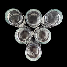 Load image into Gallery viewer, Jacks Daughter of All Trades Vintage Antique Mid-Century Kitsch Store Shop Reseller Etsy Shopify Toronto Canada Free Porch Pick Up Local Delivery Worldwide Shipping Judy Weinberg Unique Housewarming Gift Sustainable Gift Wedding Gift Home Decor Collectible Collector Farmhouse Cottagecore Cottage Lodge highball cocktail glasses enamel frosted pinecones Libbey St Clair 1960s 1970s festive Christmas winter time cocktails Glassware Bar Barware Cart Mad Men Happy Hour Party Entertain Luxury High End
