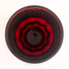 Load image into Gallery viewer, We have 4 pieces in stock. Three of which are in excellent condition, free from chips/cracks.  One has a chip on the underside of the base.  Measures 3 x 4 1/4 inches  Capacity 9 ounces 
