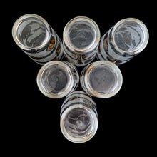 Load image into Gallery viewer, Jacks Daughter of All Trades Vintage Antique Retro Mid-Century Modern Mid Mod Store Shop Reseller Etsy Shopify Toronto Canada Free Porch Pick Up Local Delivery Worldwide Shipping Judy Weinberg Unique Housewarming Hostess Sustainable Gift Home Decor Collectible Collector Him Her Glassware Bar Barware Cart Mad Men Cocktail Happy Hour Party Gold 1950s 1960s 1970s Libbey
