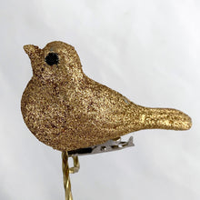 Load image into Gallery viewer, Jacks Daughter of All Trades Vintage Store Shop Reseller Etsy Shopify Toronto Canada Free Porch Pick Up Local Delivery Worldwide Shipping Judy Weinberg Unique Wedding Birthday Sustainable Gift Home Decor Collectible Collector Christmas tree ornament decoration gold bird
