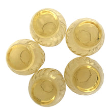 Load image into Gallery viewer, Jacks Daughter of All Trades Vintage Retro Mid-Century Modern Store Shop Reseller Etsy Shopify Toronto Canada Free Porch Pick Up Local Delivery Worldwide Shipping Judy Weinberg Unique Housewarming Hostess Sustainable Gift Tableware Drinkware Glassware Barware Collectible Glass Farmhouse Cottagecore Cottage Shabby Chic Honey Gold Regal Swirl Optic 6oz Glass Tumbler Anchor Hocking
