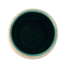Load image into Gallery viewer, Vintage mid-century modern hand painted graphic vase, shape 644-17.  Produced by Bay Keramik, Germany, circa 1960s. The perfect complement to your mid mod retro home decor!

In excellent condition, free from chips/cracks/repairs. Maker&#39;s mark on the bottom with the number 644-17 denoting the shape.

Measures 3 1/4 x 6 5/8 inches.
