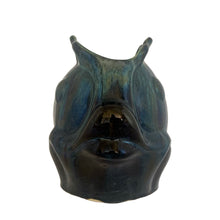 Load image into Gallery viewer, A delightful 1970s vintage figural fish planter from Wyatt Art Pottery, Canada that&#39;ll bring a splash of whimsical fun to your home. This delightful green drip glazed cutie is perfect for filling with your favorite houseplant, or repurposing to hold pens, makeup brushes, and more. This &#39;catch&#39; is sure to bring a smile to any room!

In excellent condition, no chips/cracks.

Measures 9 1/2 x 4 x 6 1/8 inches
