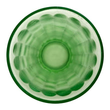 Load image into Gallery viewer, Vintage "FEG77" Green Uranium Depression Glass Juice Tumbler, Federal Glass, USA
