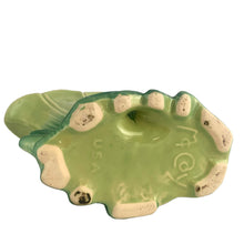 Load image into Gallery viewer, Jacks Daughter of All Trades Vintage Antique Retro Mid-Century Modern Modernist Kitsch Store Shop Reseller Etsy Shopify Toronto Canada Free Porch Pick Up Local Delivery Worldwide Shipping Judy Weinberg Unique Gift Housewarming Gift Sustainable Gift Wedding Gift Home Decor Collectible Collector Gift Farmhouse Cottagecore Cottage Lodge Shabby Chic Industrial Art Deco Art Pottery McCoy Pottery Christmas Green Tulip Fan Vase RARE
