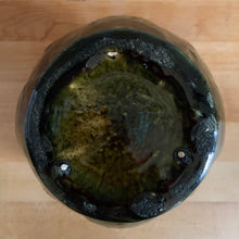 Load image into Gallery viewer, Jacks Daughter of All Trades Vintage Antique Mid-Century Store Shop Reseller Etsy Shopify Toronto Canada Free Porch Pick Up Local Delivery Worldwide Shipping Judy Weinberg Unique Housewarming Gift Sustainable Gift Wedding Gift Home Decor Collectible Collector Gift Farmhouse Cottagecore Cottage Lodge Shabby Chic Industrial Hollywood Regency Art Deco Aesthetic Movement green leaf scrolls Majolica jardiniere planter pot No. 916 Brush McCoy Pottery 1910s art pottery charming houseplant indoor gardening
