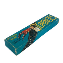Load image into Gallery viewer, Fabulous vintage Greyhound Brand Dominoes game. A great addition to the family game collection. Crafted by Spear's Games, England, 1960s.

The tiles are in excellent vintage condition. The box has wear commensurate with age.
