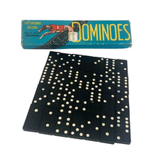 Load image into Gallery viewer, Fabulous vintage Greyhound Brand Dominoes game. A great addition to the family game collection. Crafted by Spear's Games, England, 1960s.

The tiles are in excellent vintage condition. The box has wear commensurate with age.
