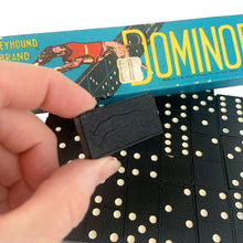 Load image into Gallery viewer, Jacks Daughter of All Trades Vintage Antique Store Shop Reseller Etsy Shopify Toronto Canada Free Porch Pick Up Local Delivery Worldwide Shipping Judy Weinberg Gift Home Decor Collectible Collector Farmhouse Cottagecore Cottage Shabby Chic Game 1950s 1960s Greyhound Brand Dominoes family game night Spears Games England
