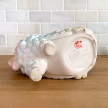 Load image into Gallery viewer, This planter works beautifully as a succulent pot, small houseplant planter, or decorative catch-all. Its vintage-inspired design makes it a standout piece for cottagecore, shabby chic, and retro home décor lovers.&nbsp;&nbsp;

In excellent condition, no chips, cracks or repairs. Makers marks, sticker and model&nbsp;3123X on the bottom.

Measures 6 3/8 x 3 1/4 x 6 inches
