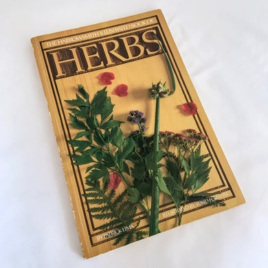Vintage The Harrowsmith Illustrated Book of Herbs softcover 175-page reference book is jam-packed with detailed information on cultivating and using herbs. Written by Patrick Lima and beautifully illustrated by Turid Forsyth for Camden House, Canada, 1986, fourth printing 1990. A superior reference book for the herb and gardening enthusiast!  In excellent vintage condition, minor yellowing to the interior pages.   
