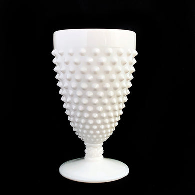 This vintage white milk glass 