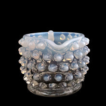 Load image into Gallery viewer, Vintage Hobnail French opalescent glass oil cruet with stopper. Crafted by Fenton Art Glass, USA, 1939 - 1964. A lovely way to serve oil, vinegar or your favourite salad dressing.

In excellent used vintage condition, no chips.

Measures 1 1/2 x 4 1/2 inches
