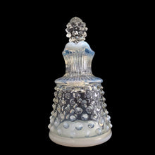 Load image into Gallery viewer, Vintage Hobnail French opalescent glass oil cruet with stopper. Crafted by Fenton Art Glass, USA, 1939 - 1964. A lovely way to serve oil, vinegar or your favourite salad dressing.

In excellent used vintage condition, no chips.

Measures 1 1/2 x 4 1/2 inches

