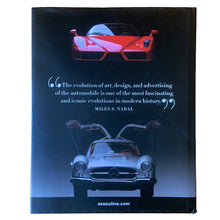 Load image into Gallery viewer, Jacks Daughter of All Trades Vintage Antique Mid-Century Kitsch Store Shop Reseller Etsy Shopify Toronto Canada Free Porch Pick Up Local Delivery Worldwide Shipping Judy Weinberg Unique Housewarming Gift Sustainable Gift Wedding Gift Home Decor Collectible Collector Gift Reference Book Iconic: Art, Design, Advertising, and the Automobile, Featuring the Dare to Dream Automobile Collection hardcover coffee table book MIles S. Nadal Ken Gross Published by Assouline
