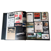 Load image into Gallery viewer, Gorgeous Iconic: Art, Design, Advertising, and the Automobile, Featuring the Dare to Dream Automobile Collection hardcover coffee table book has 341 pages jam-packed with artwork, illustrations and advertisements of iconic automobiles. Written by MIles S. Nadal and Ken Gross. Published by Assouline.
