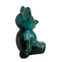 Load image into Gallery viewer, Adorable vintage green drip glazed Koala Bear art pottery figurine. Crafted by Blue Mountain Pottery, Canada, circa 1970s. Add this sweet little bear to your BMP collection!  In excellent condition, free from chips/repairs. Faint script on the back of the bear reads, &quot;Wasaga Beach Canada&quot;.  Measures 3 3/4 inches tall   
