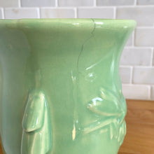 Load image into Gallery viewer, Close-up of the hairline crack along the rim and down the body
