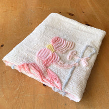 Load image into Gallery viewer, Jacks Daughter of All Trades Vintage Retro Store Shop Reseller Etsy Shopify Toronto Canada Free Porch Pick Up Local Delivery Worldwide Shipping Judy Weinberg Unique Gift Home Decor Farmhouse Cottagecore Cottage Feminine Shabby Chic Bedroom Little Bo Peep and her sheep chenille cotton bedspread shabby chic bed nursery baby crib decor
