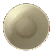 Load image into Gallery viewer, Vintage mid-century era hand painted majolica-style figural ceramic red apple condiment jar featuring handle branch in brown with green leaves. Crafted by Metroware, Japan, 1940s. This sweet apple is perfect for adding a touch of kitsch to your kitchen and table decor!

In vintage condition, no chips, cracks or repairs. Age-related crazing.

Measures 3 7/8 x 4 inches
