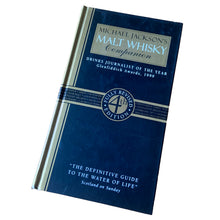 Load image into Gallery viewer, Vintage Malt Whiskey Companion hardcover reference book authored by Michael Jackson who was the Drinks Journalist of the Year, Glenfiddich Awards, 1999. Published by Dorling Kindersley, 4th edition. This comprehensive reference guide is perfect for the whiskey afficiando!

In excellent condition.
