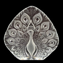 Load image into Gallery viewer, Vintage Mats Jonasson Crystal Peacock Paperweight | Royal Krona Sweden
