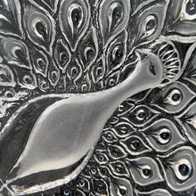 Load image into Gallery viewer, Vintage Mats Jonasson Crystal Peacock Paperweight | Royal Krona Sweden
